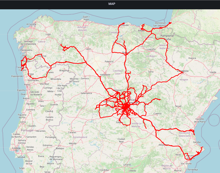 Lifetime driving map